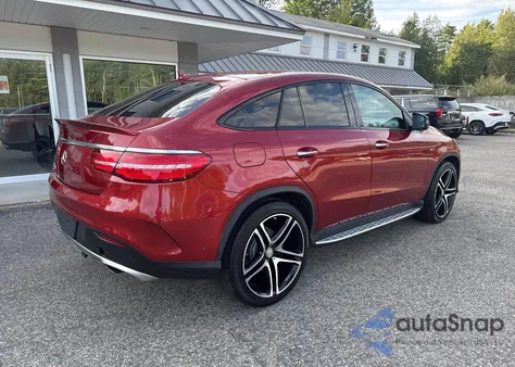 2016 Mercedes-Benz Gle Coupe 450 4Matic из США, поврежденный, VIN 4JGED6EB2GA026395